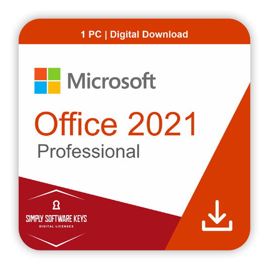 Office 2021 Professional Digital License | 32bit/64bit | Retail