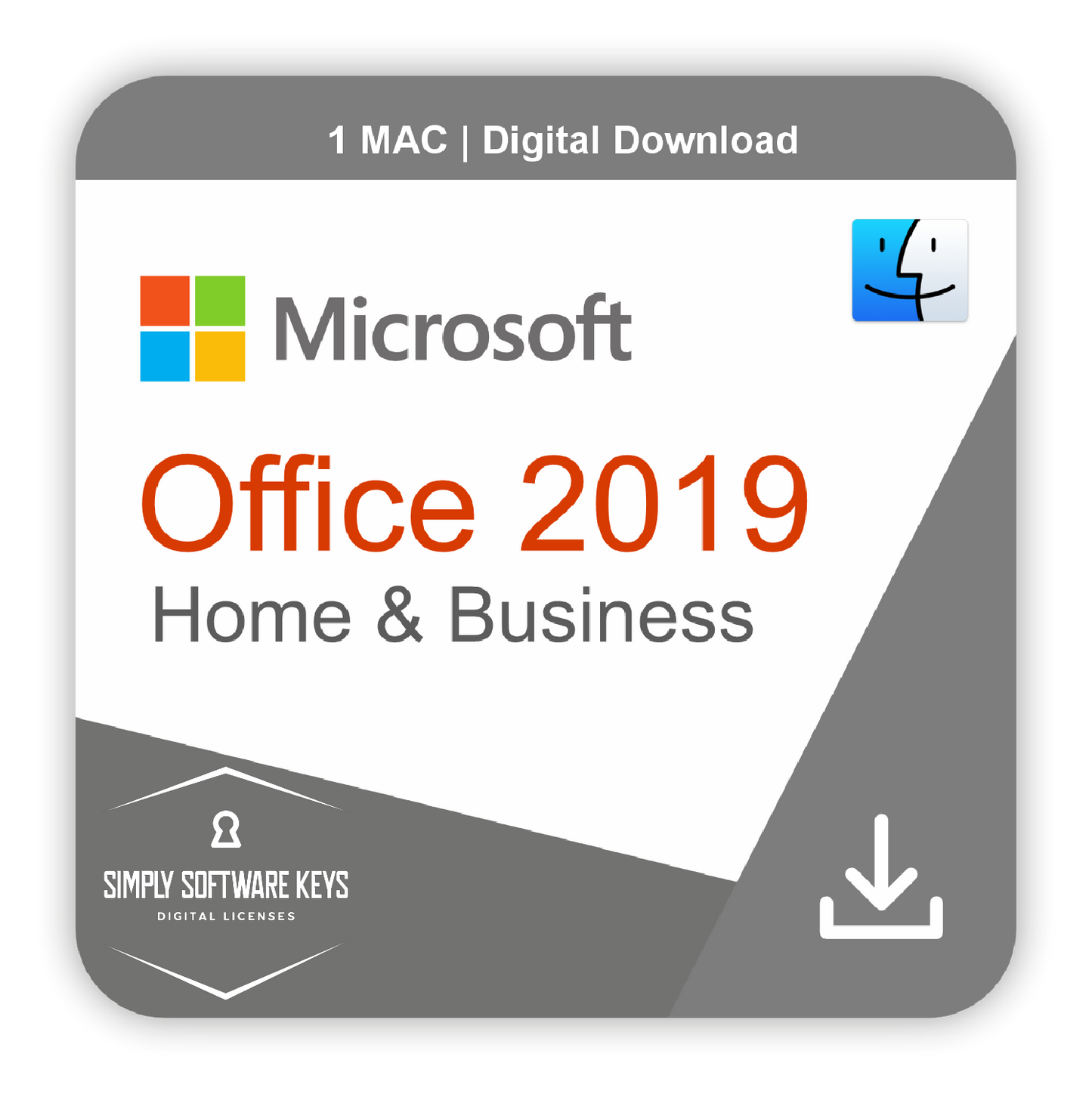 Office 2019 Home & Business for Mac | Digital License | Retail