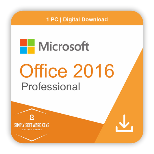 Office 2016 Professional Digital License | 32bit/64bit | Retail