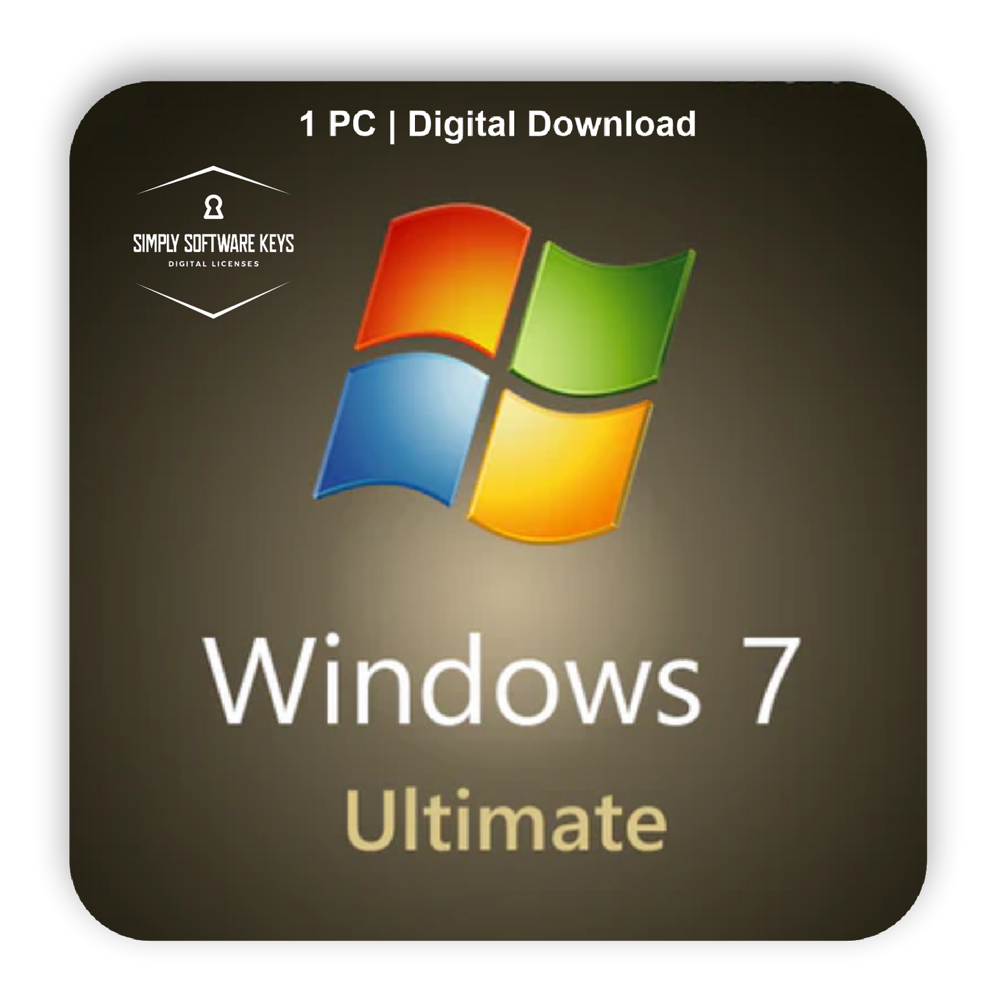 Windows 7 Ultimate | 32bit/64bit | 1 PC activation key | ESD